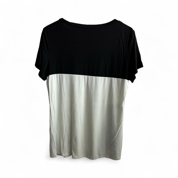 Trendy Fall Colorblock Tee - Picture 2 of 5